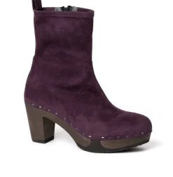 Fabia Vegan Velour Effect Viola (Dark)<SOFTCLIX Discount