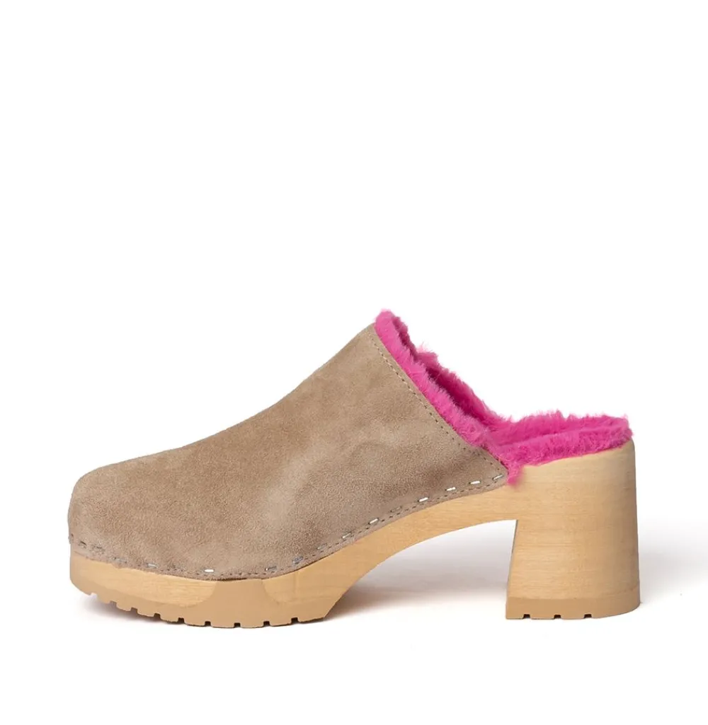Hanja Cashmere/Plush Taupe/Pink (Nature)<SOFTCLIX Cheap