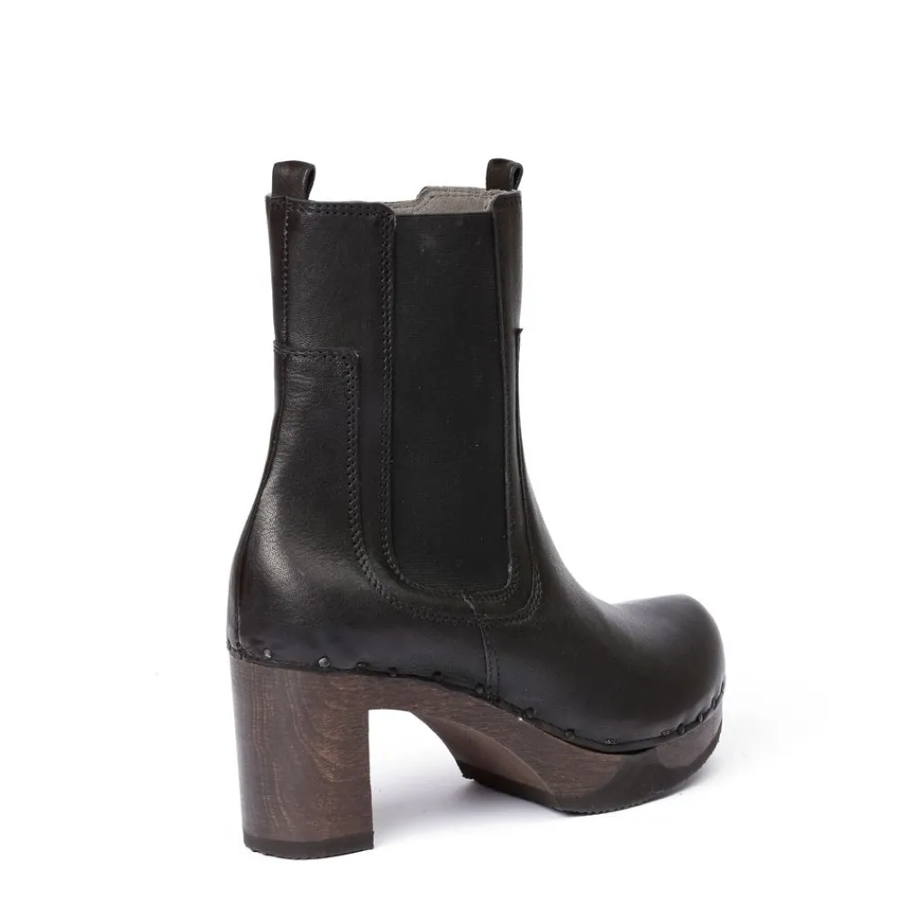 Laurentia Washed Nappa Black<SOFTCLIX Sale