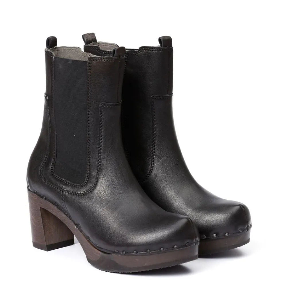 Laurentia Washed Nappa Black<SOFTCLIX Sale