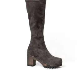 Olivera Vegan Velour Effect Grey (Dark)<SOFTCLIX Flash Sale