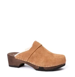 Taira Cashmere/Lambskin Walnut<SOFTCLIX Sale