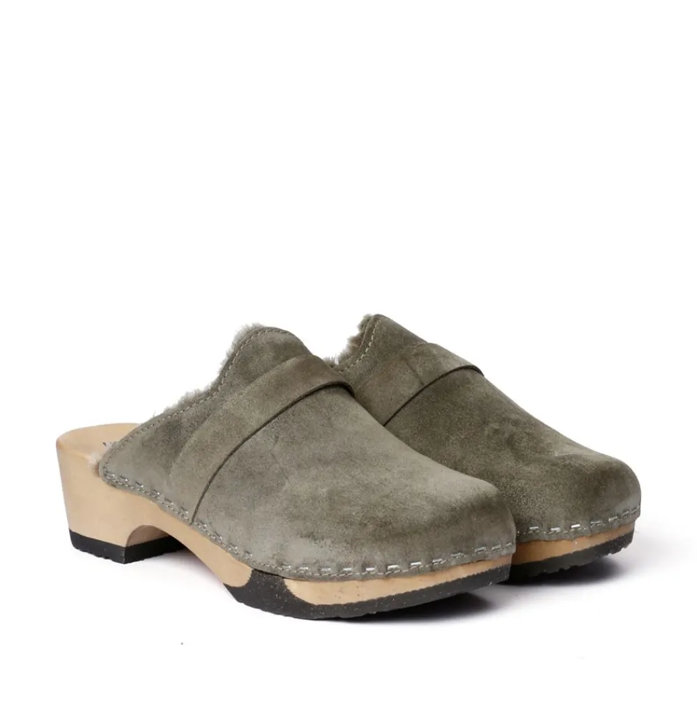 Taira Cashmere/Ls Olive (Hazelnut)<SOFTCLIX Fashion